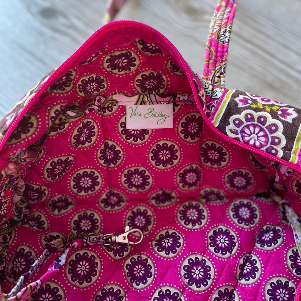 Vera Bradley purple paisley purse - Picture 8 of 11